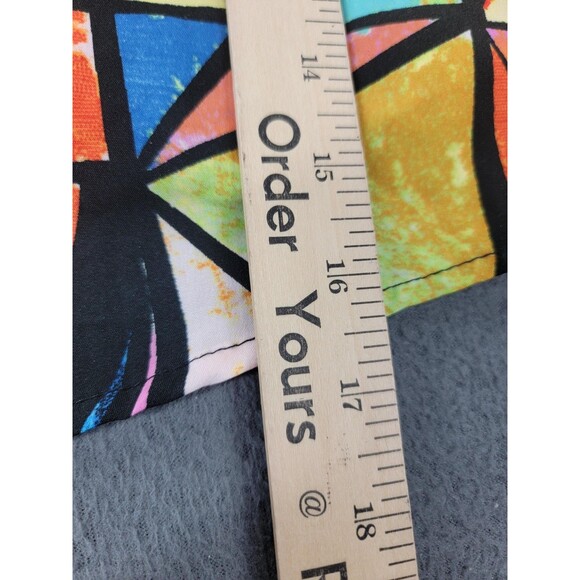 Live 4 Truth Shirt Womens Medium Abstract Art Button Down Crop Picasso Eye - Picture 14 of 15